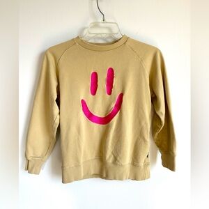 Molo Smiley face organic cotton sweatshirt size 12